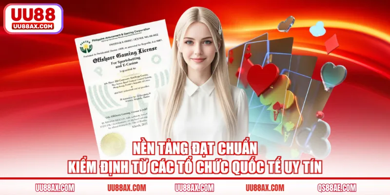 Nền tảng đạt chuẩn kiểm định từ các tổ chức quốc tế uy tín